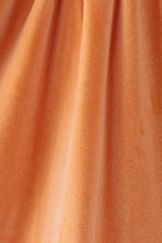 Gold velvet bow dress