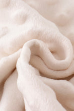 Platinum Pink plaid ruffle soft knitted blanket - ARIA KIDS