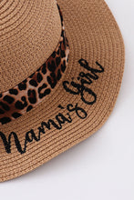 Leopard straw hat mommy & me - ARIA KIDS
