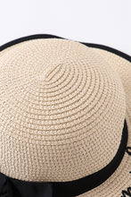 Beige straw hat mommy & me - ARIA KIDS
