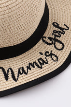 Beige straw hat mommy & me - ARIA KIDS