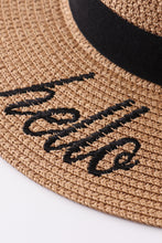 "hello sunshine" straw hat mommy&me