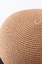 Black bow straw hat mommy&me