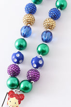 Halloween witch bubble chunky necklace