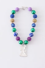 Halloween witch bubble chunky necklace