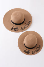 "hello sunshine" straw hat mommy&me