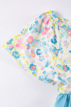 Multicolored floral print dress