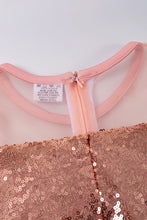 Pink sequin girl dress - ARIA KIDS