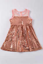 Pink sequin girl dress - ARIA KIDS