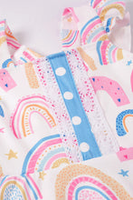 Rainbow print ruffle twirl dress - ARIA KIDS