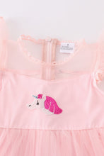 Pink unicorn rainbow girl tutu dress