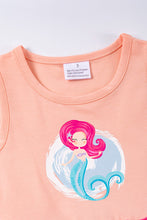 Coral mermaid girl tutu dress - ARIA KIDS