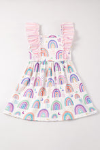 Rainbow print ruffle dress - ARIA KIDS