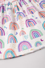Rainbow print ruffle dress - ARIA KIDS