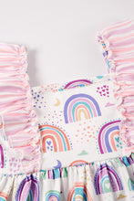 Rainbow print ruffle dress - ARIA KIDS