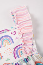 Rainbow print ruffle dress - ARIA KIDS