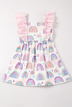 Rainbow print ruffle dress - ARIA KIDS