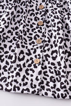 Black leopard print dress mommy & me