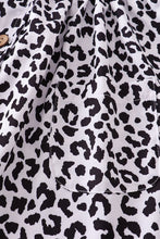 Black leopard print dress mommy & me
