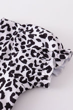 Black leopard print dress mommy & me