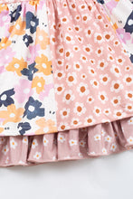 Halloween ghost floral print ruffle dress - ARIA KIDS