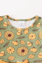 Sunflower print girl tutu dress - ARIA KIDS