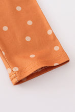 Orange floral print girl dress - ARIA KIDS