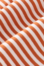 Brown stripe football applique dress - ARIA KIDS