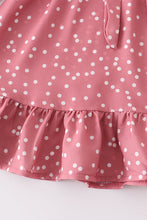 Pink dot ruffle dress - ARIA KIDS