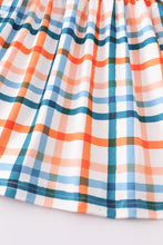 Multicolored plaid pocket dress - ARIA KIDS