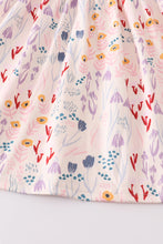 Floral print ruffle girl dress - ARIA KIDS