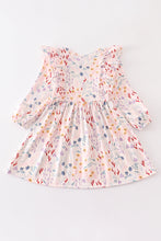 Floral print ruffle girl dress - ARIA KIDS