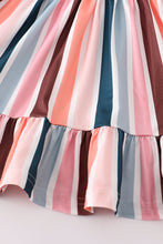 Stripe print ruffle girl dress - ARIA KIDS