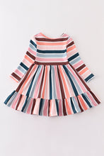 Stripe print ruffle girl dress - ARIA KIDS