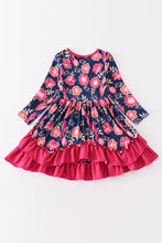 Rose floral print ruffle dress - ARIA KIDS