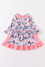 Floral print ruffle dress - ARIA KIDS