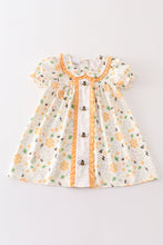 Bee print ruffle girl dress - ARIA KIDS