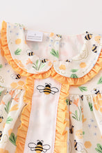 Bee print ruffle girl dress - ARIA KIDS