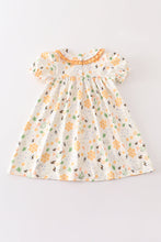 Bee print ruffle girl dress - ARIA KIDS