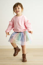 Rainbow girl tutu skirt