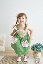 Green clover applique dress - ARIA KIDS