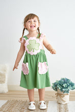 Green clover applique dress - ARIA KIDS