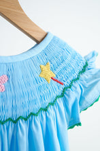 Blue fairy hand smocked dress - ARIA KIDS