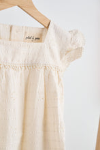 White lace flutter sleeve girl dress - ARIA KIDS