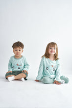 Truck and dog applique stripe girl set - ARIA KIDS