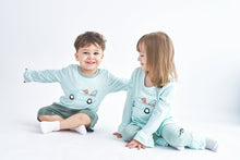Truck and dog applique stripe girl set - ARIA KIDS