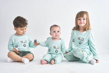 Truck and dog applique stripe girl set - ARIA KIDS