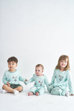 Truck and dog applique stripe girl set - ARIA KIDS