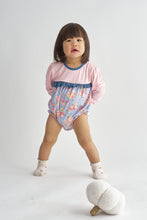 Pink floral print girl bubble - ARIA KIDS