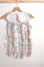 Pink easter cross emrboidery floral girl bubble - ARIA KIDS